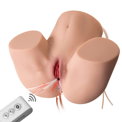 Brinquedos adultos do sexo de Toy Vagina Anal Masturbator Male do sexo do burro grande da borracha de silicone para o homem dos homens com 3 frequências da vibração