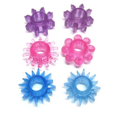 Brinquedos de borracha de Ring Adult Sex Product Sleeve Cork Ring Extender Sex Toys Soft do galo do silicone