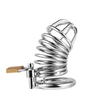 Metal castidade pênis galinha gaiola homens escravidão pênis bloqueio castidade tempo atrasar gaiolas dispositivo para homem