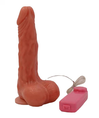 Dildo realista Material seguro para o corpo Pênis gigantesco real com forte vaso de sucção Dildo vibrador com aquecimento