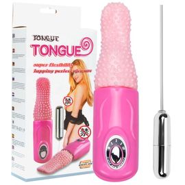 Do vibrador oral de Clit da língua brinquedos adultos de vibração do sexo para mulheres
