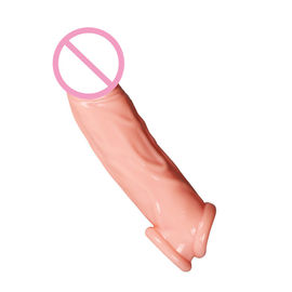Nenhum sexo Toy Penis Sleeve do TPE de Ring Medical do galo do pênis da vibração 35mm x 170mm