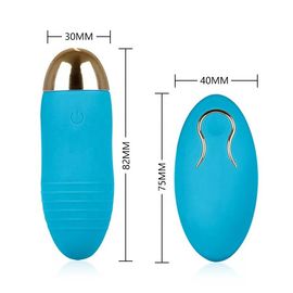 Vibrador de vibração do ovo de Bluetooth do silicone médico impermeável para mulheres
