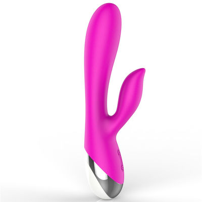 Vibrador recarregável de 10 mulheres dos brinquedos do sexo do silicone médico das velocidades