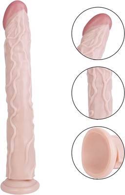 Dildo Monstro Enorme Realista Flexível Realista de 15 Polegadas com Ventosa Forte