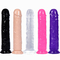 Dildo pequeno de 7 polegadas, brinquedo sexual iniciante macio e realista Dildo transparente com ventosa forte para mulheres/homens/gays