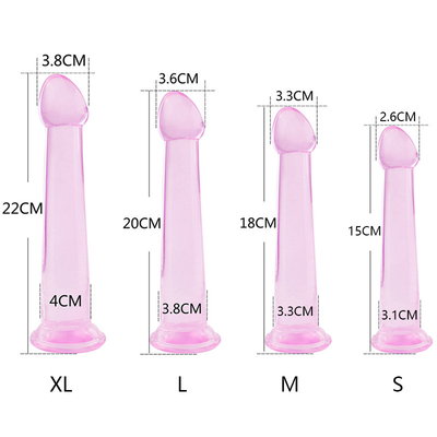 Plugues anais Próstata Vaginal Ponto G Brinquedos sexuais com forte base de ventosa