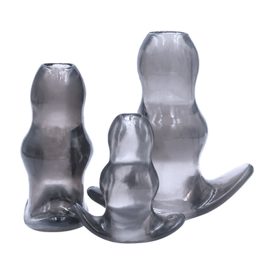Tomada dobro apta perfeita do túnel, tomada da extremidade da cavidade do TPE/silicone para o treinamento anal