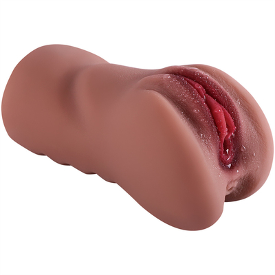 Homens do TPE que masturbam brinquedos "sexy" do sexo da vagina das mulheres do bichano do bolso para homens