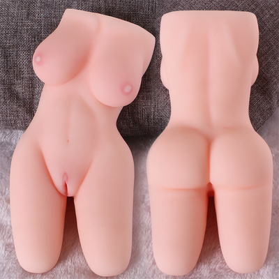 Os brinquedos adultos do sexo de Dropshipping com o 3D realístico Textured 2 em 1 bichano masculino do bolso dos Masturbators