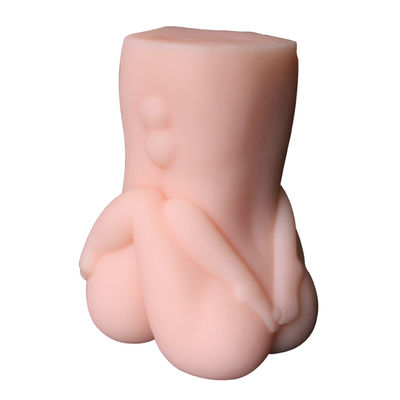 O adulto apertado macio do bichano do silicone masculino anal realístico duplo do Masturbator da vagina da versão brinca brinquedos do sexo para o Masturbator dos homens