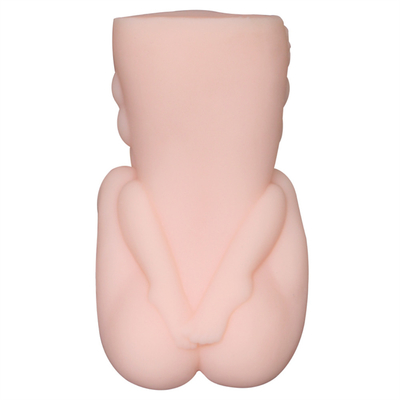 O adulto apertado macio do bichano do silicone masculino anal realístico duplo do Masturbator da vagina da versão brinca brinquedos do sexo para o Masturbator dos homens