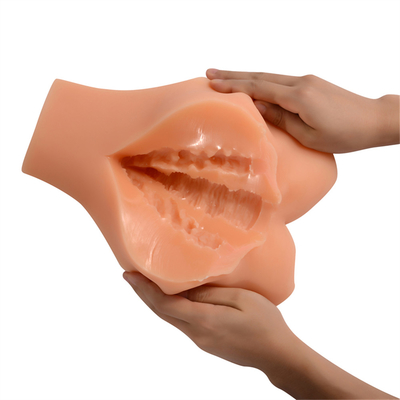 Brinquedos anais do sexo da masturbação dos homens do Masturbator da boca artificial falsificada da vagina do bichano para homens