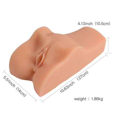 Brinquedos anais do sexo da masturbação dos homens do Masturbator da boca artificial falsificada da vagina do bichano para homens