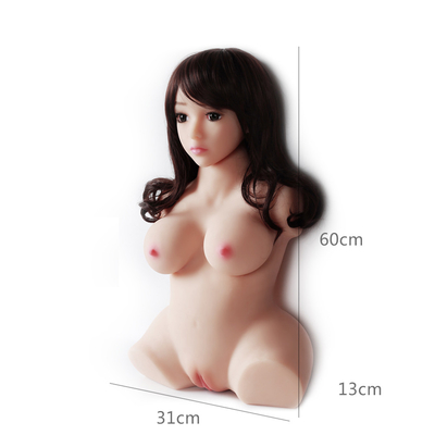 Boneca chinesa japonesa do bichano da mulher de Toy Vagina Big Natural Ass do meio produto adulto da boneca do sexo do corpo para o Masturbator masculino dos homens
