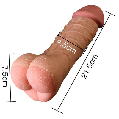 Brinquedo Textured realístico masculino personalizado do sexo de Stroker do bichano da vagina do bichano 3D do bolso dos Masturbators para homens