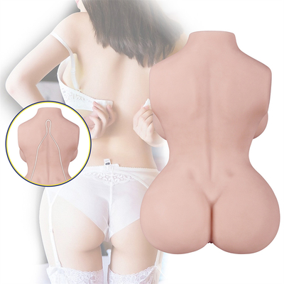 Masturbator masculino das bonecas adultas grandes macias vivos do sexo do torso dos peitos para a vagina Textured realística dos homens 3D com ChannelPop anal
