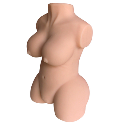 Masturbação grande da vagina do burro do peito de Toy Hot Selling Half Body do silicone vivo real para o homem dos homens