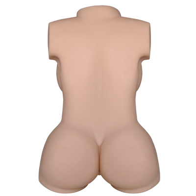 Masturbação grande da vagina do burro do peito de Toy Hot Selling Half Body do silicone vivo real para o homem dos homens