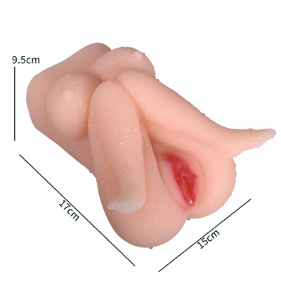 Brinquedos adultos Textured realísticos masculinos vivos do sexo de Stroker da vagina e do ânus do bichano 3D do bolso do Masturbator para a masturbação dos homens