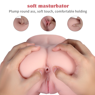 Do Masturbator grande artificial realístico do silicone do burro do bichano do TPE mulher real masturbando masculina Vaginal para homens