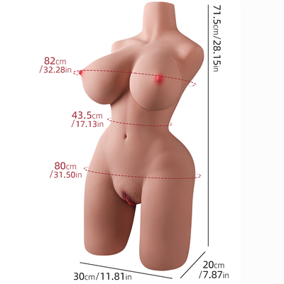 A melhor boneca adulta realística de venda do sexo do bichano boneca grande do Masturbator do burro de 11 quilogramas para o sexo da vagina do homem + sexo anal 11 quilogramas