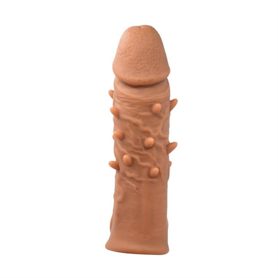 Luva macia super do preservativo da ejaculação do atraso do prolongamento do silicone da luva do galo da ampliação do pênis