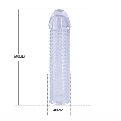 Brinquedo do sexo da luva do galo do pênis das extensões da ampliação do pênis dos produtos do sexo
