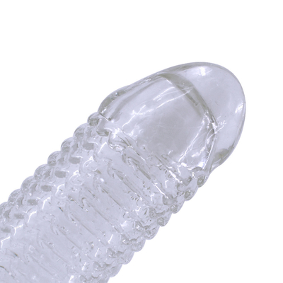 Brinquedo do sexo da luva do galo do pênis das extensões da ampliação do pênis dos produtos do sexo