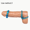 Brinquedos reusáveis de Dick Enlargement Sex Toys Cock Ring For Men Delayed Ejaculation da luva do pênis dos preservativos do pênis