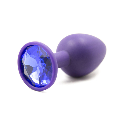 Silicone portátil brinquedos adultos alegres anais Jeweled da tomada da extremidade de Chastity Anal Plug Adult Toy para homens