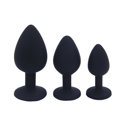 Silicone portátil brinquedos adultos alegres anais Jeweled da tomada da extremidade de Chastity Anal Plug Adult Toy para homens
