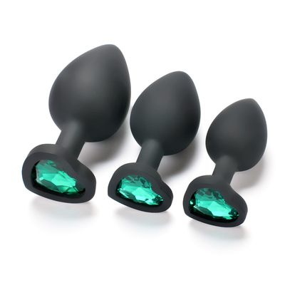 Silicone portátil brinquedos adultos alegres anais Jeweled da tomada da extremidade de Chastity Anal Plug Adult Toy para homens