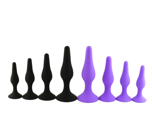 Tomada masculina da extremidade do Massager da próstata da tomada anal do silicone para Toy Anal erótico adulto
