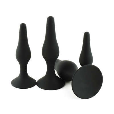 Tomada masculina da extremidade do Massager da próstata da tomada anal do silicone para Toy Anal erótico adulto