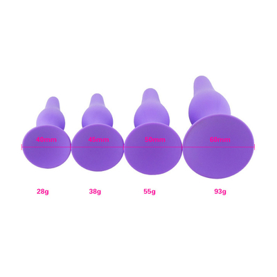 Tomada masculina da extremidade do Massager da próstata da tomada anal do silicone para Toy Anal erótico adulto
