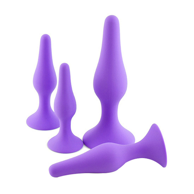 Tomada masculina da extremidade do Massager da próstata da tomada anal do silicone para Toy Anal erótico adulto