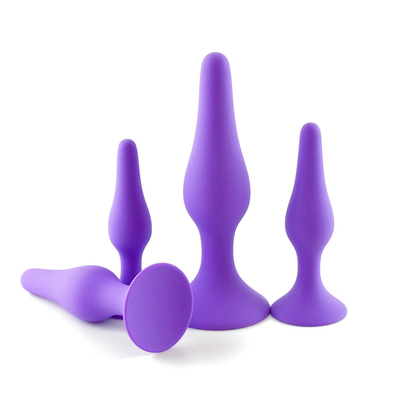 Tomada masculina da extremidade do Massager da próstata da tomada anal do silicone para Toy Anal erótico adulto