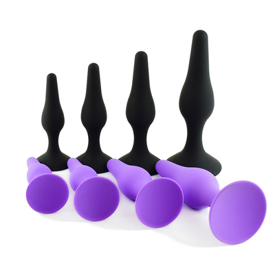Tomada masculina da extremidade do Massager da próstata da tomada anal do silicone para Toy Anal erótico adulto
