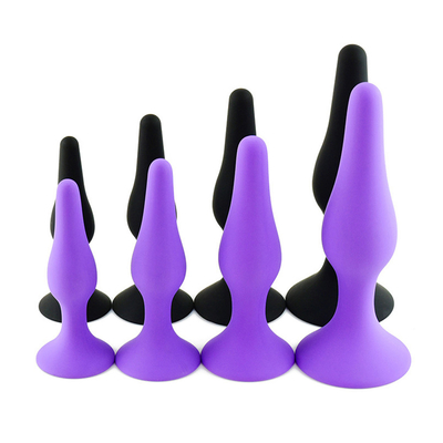 Tomada masculina da extremidade do Massager da próstata da tomada anal do silicone para Toy Anal erótico adulto