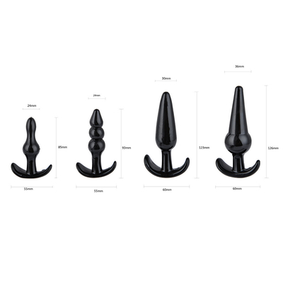 sexo de venda quente xese Toy Anal Plug Set do TPE da castidade para a mulher