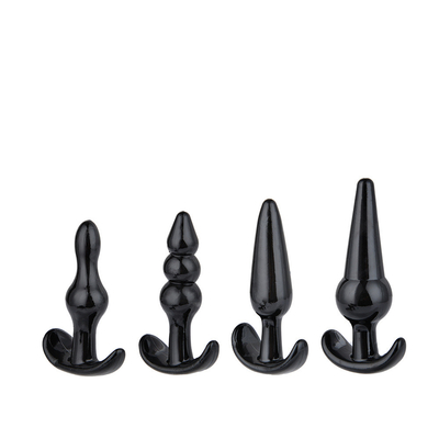 sexo de venda quente xese Toy Anal Plug Set do TPE da castidade para a mulher