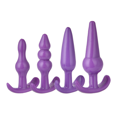 sexo de venda quente xese Toy Anal Plug Set do TPE da castidade para a mulher