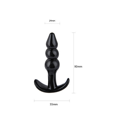 sexo de venda quente xese Toy Anal Plug Set do TPE da castidade para a mulher