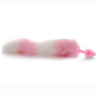 Da extremidade "sexy" da cauda do Fox do tamanho de S brinquedos anais do sexo anal do silicone da tomada para a loja em linha China dos homens das mulheres