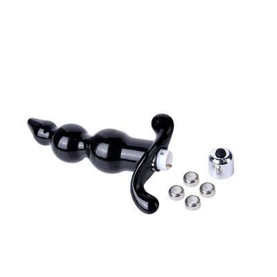 Brinquedos adultos anais da tomada anal macia anal da massagem da próstata do vibrador dos grânulos para mulheres