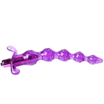 Brinquedos adultos anais da tomada anal macia anal da massagem da próstata do vibrador dos grânulos para mulheres