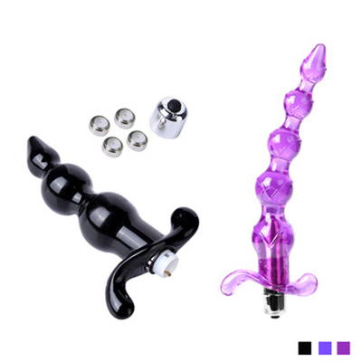 Brinquedos adultos anais da tomada anal macia anal da massagem da próstata do vibrador dos grânulos para mulheres