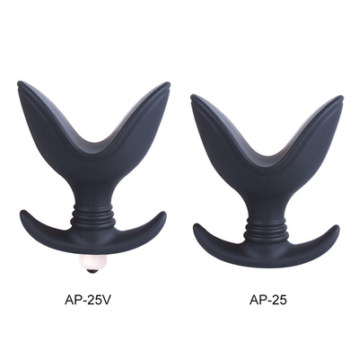 Tomada anal especial anal do silicone com balas de vibração