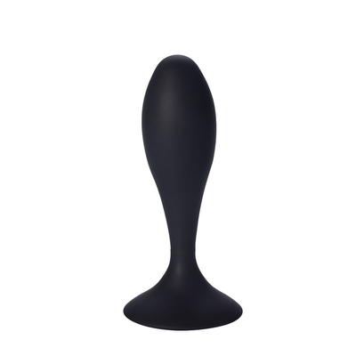 Os brinquedos de envio do sexo anal do silicone da gota molham da tomada anal preta da extremidade do Massager do projeto da gota o grupo anal da tomada